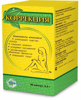 КОРРЕКЦИЯ КАПС. 0,4Г №80 (БАД) - Дзержинское